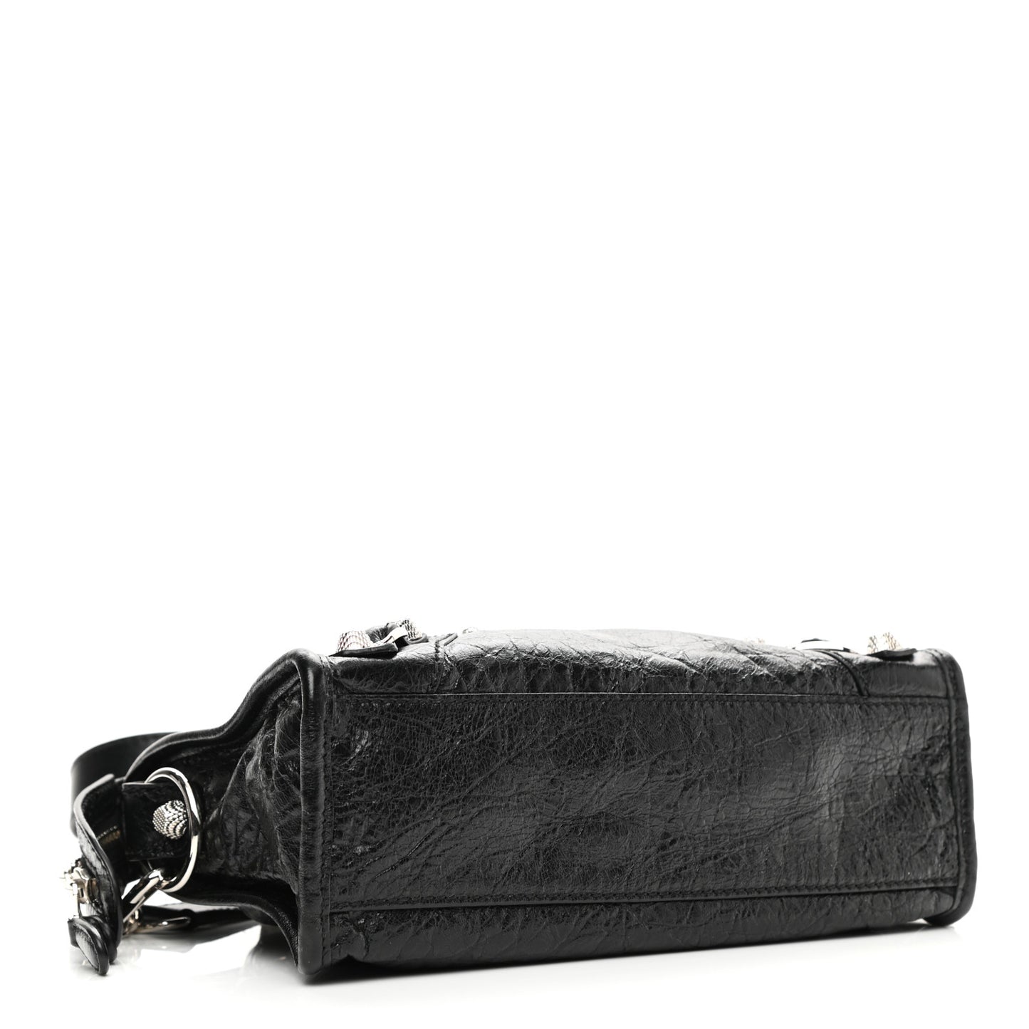 Agneau Giant 12 Silver Hardware Mini City Black