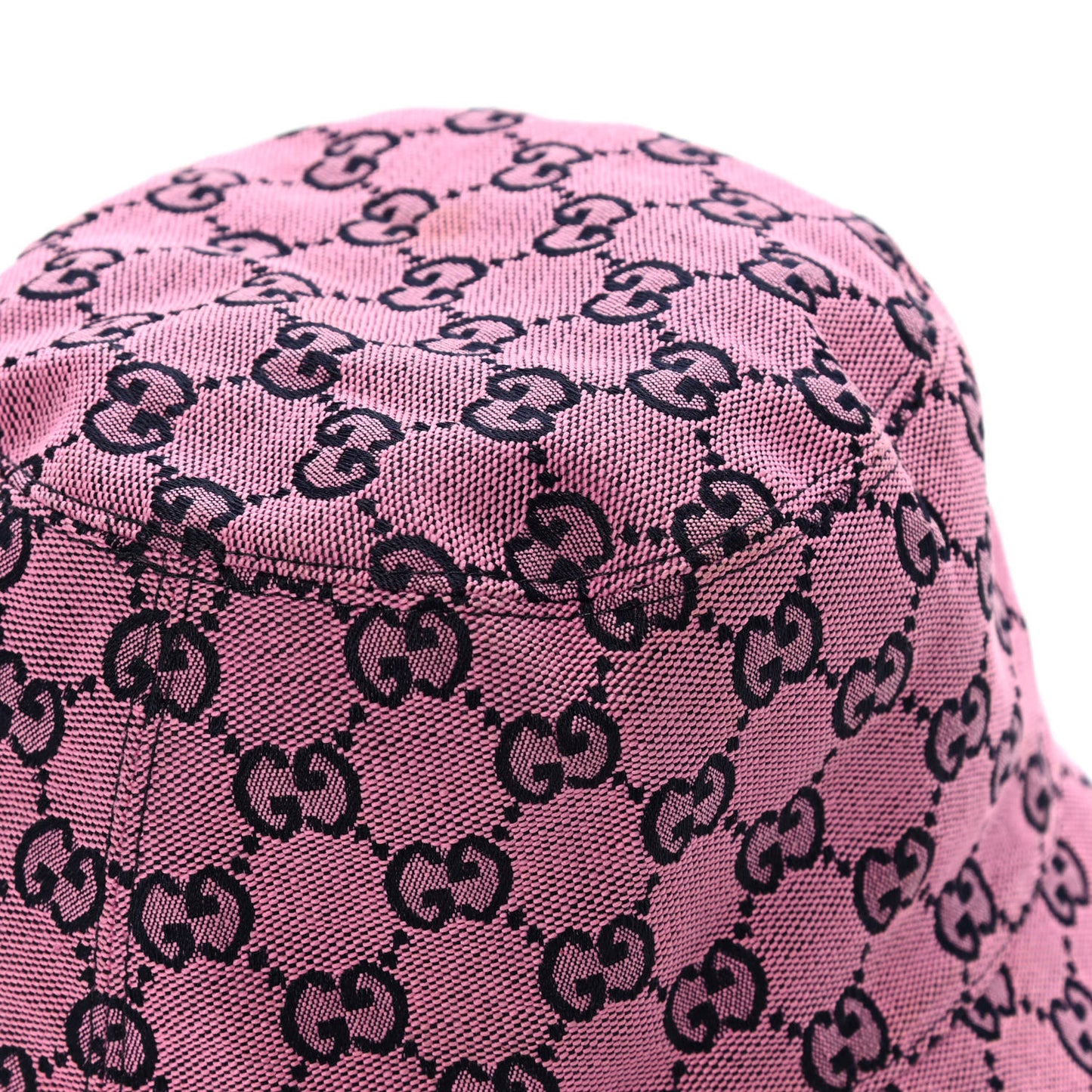Canvas Monogram Fedora L Pink Blue
