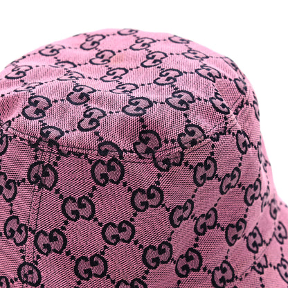 Gucci Canvas Monogram Fedora L Pink Blue 7 of 8