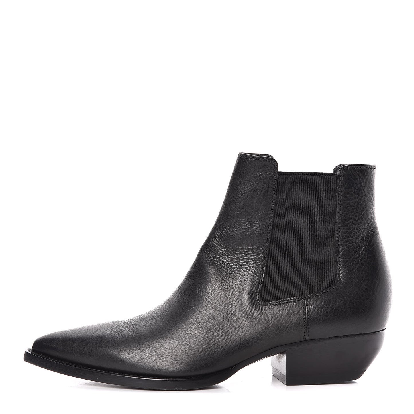 Calfskin Theo 40 Ankle Boots 44.5 Black