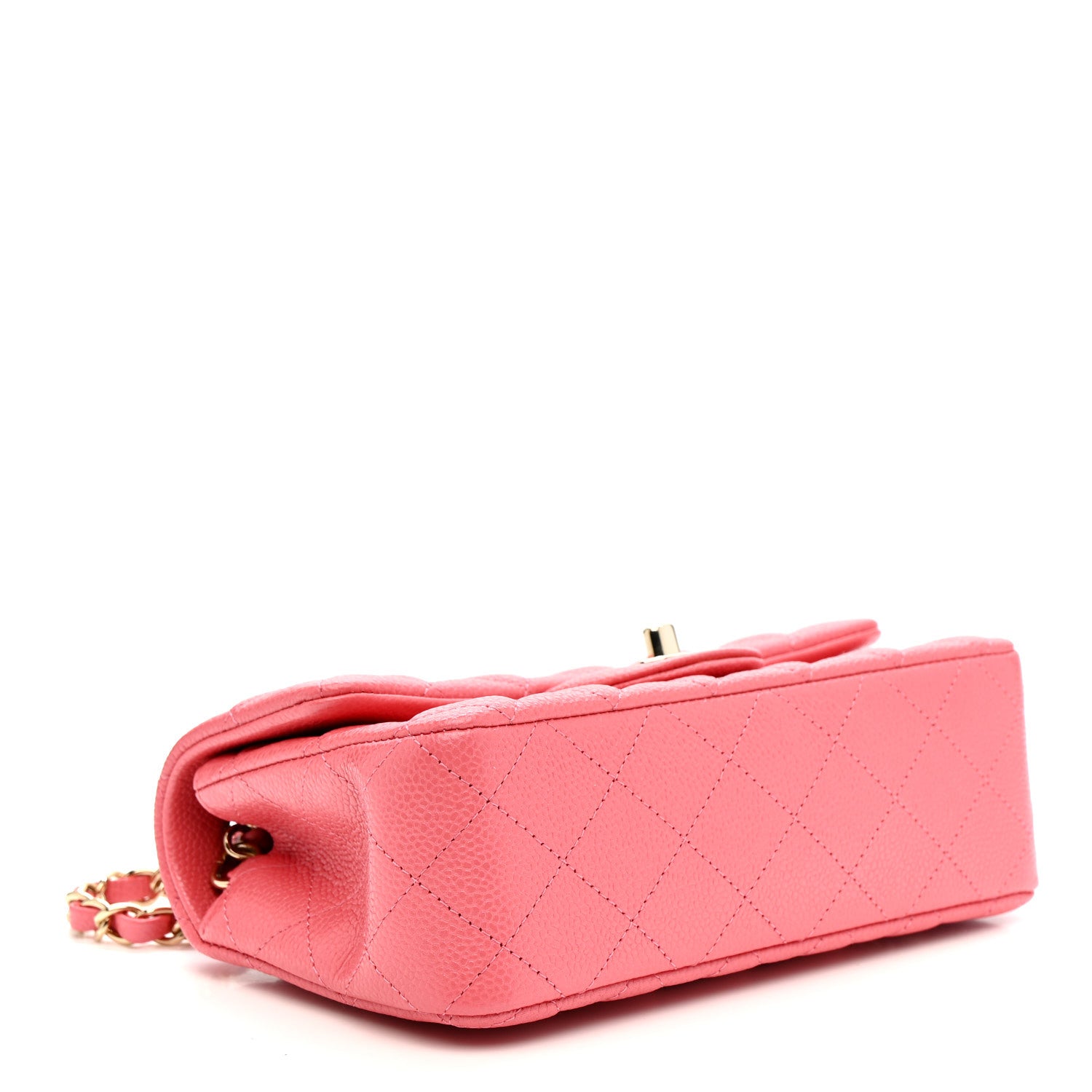 Chanel Iridescent Caviar Quilted Mini Rectangular Flap Pink 4 of 11
