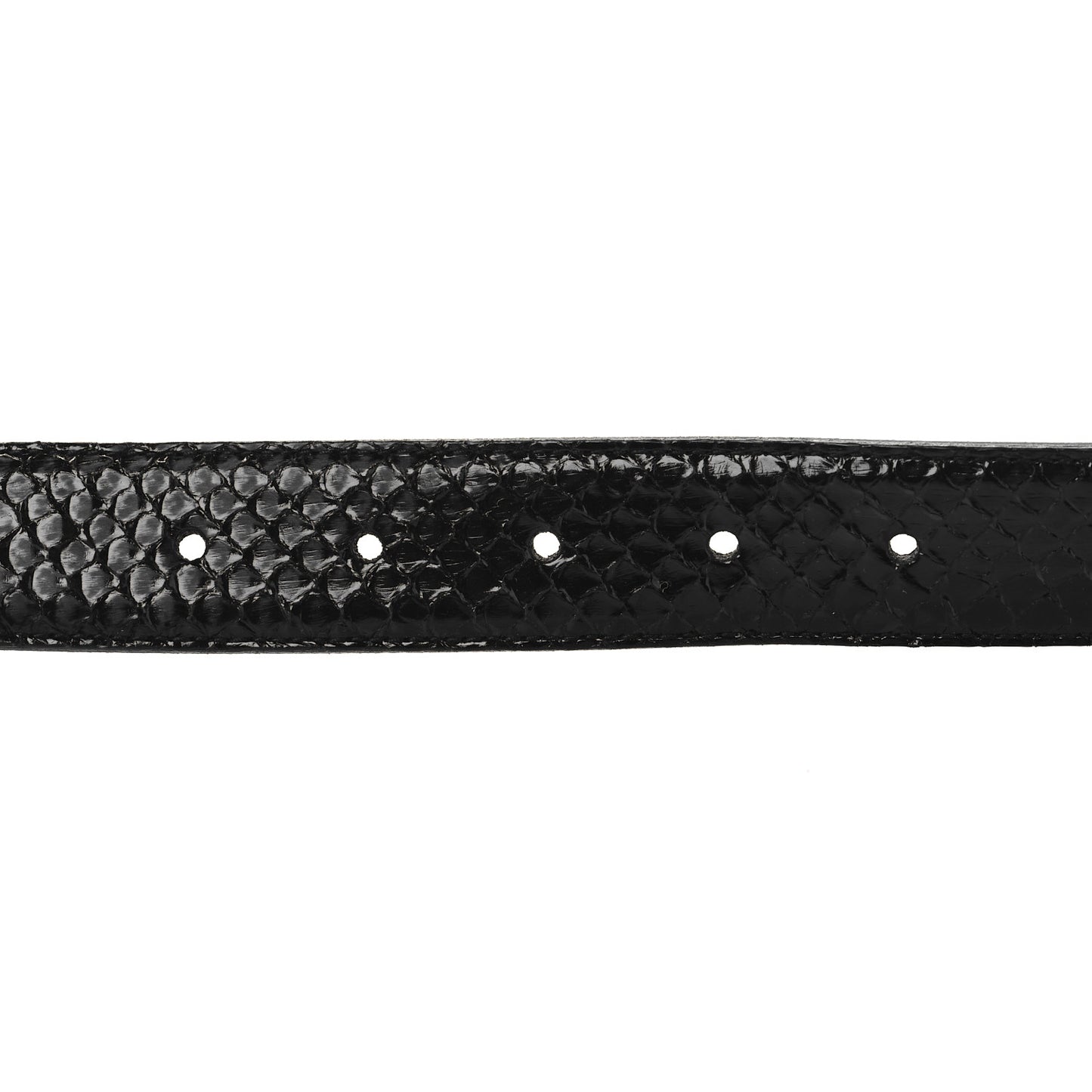 Snakeskin Heart Belt 75 30 Black