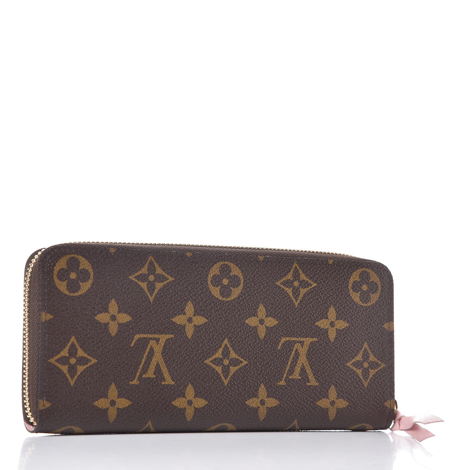 Louis Vuitton Monogram Clemence Wallet Rose Ballerine 3 of 8