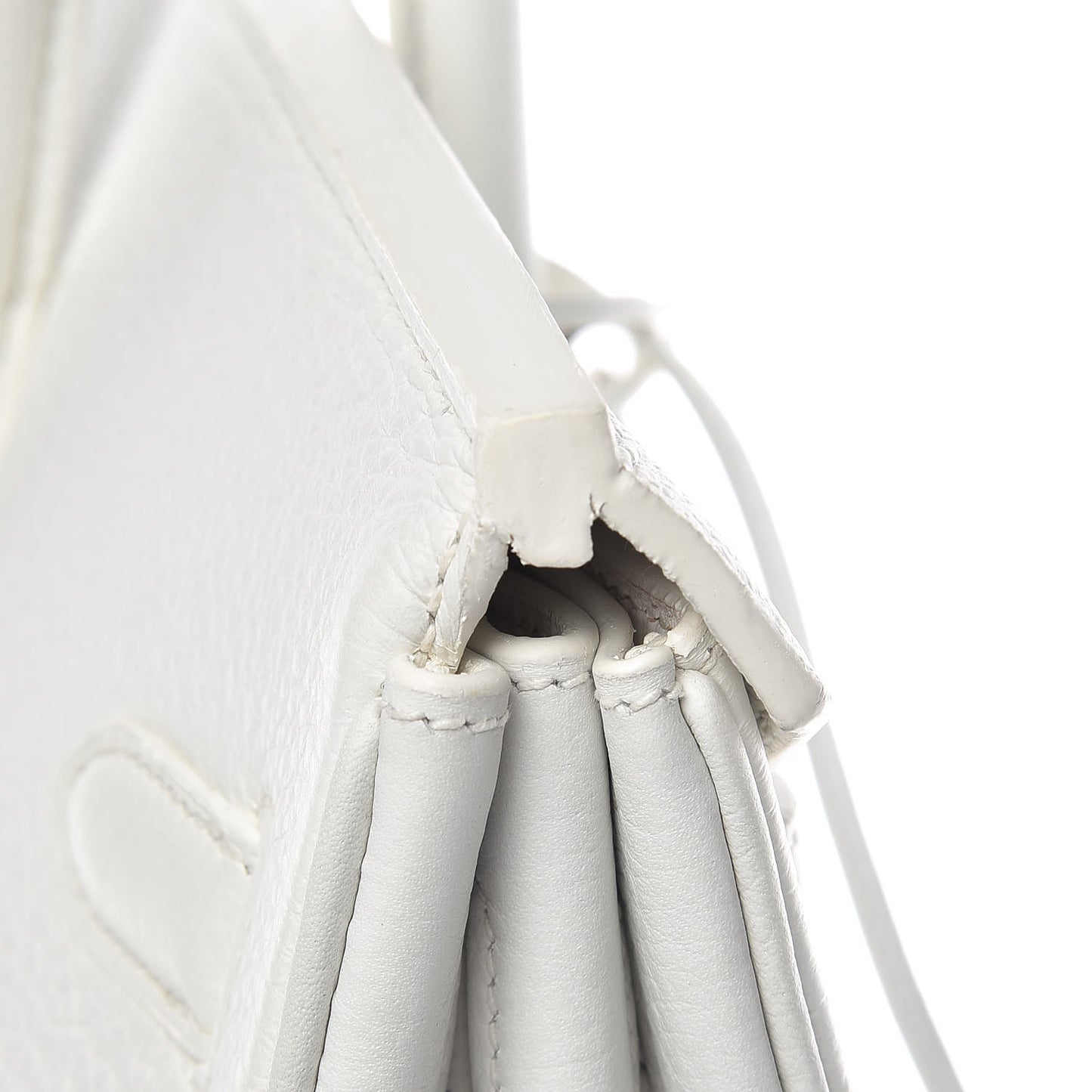 Taurillon Clemence Birkin 40 White