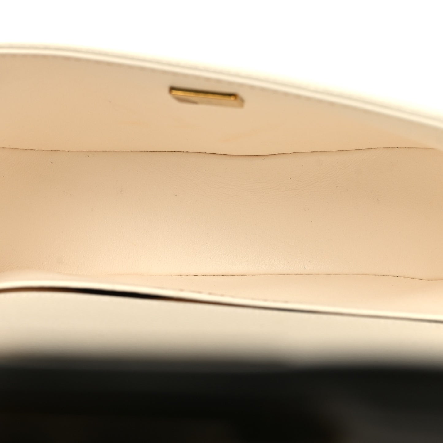 Caviar Quilted Small Boy Messenger Bag White