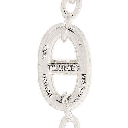 Hermes Sterling Silver Farandole Necklace 120 4 of 5