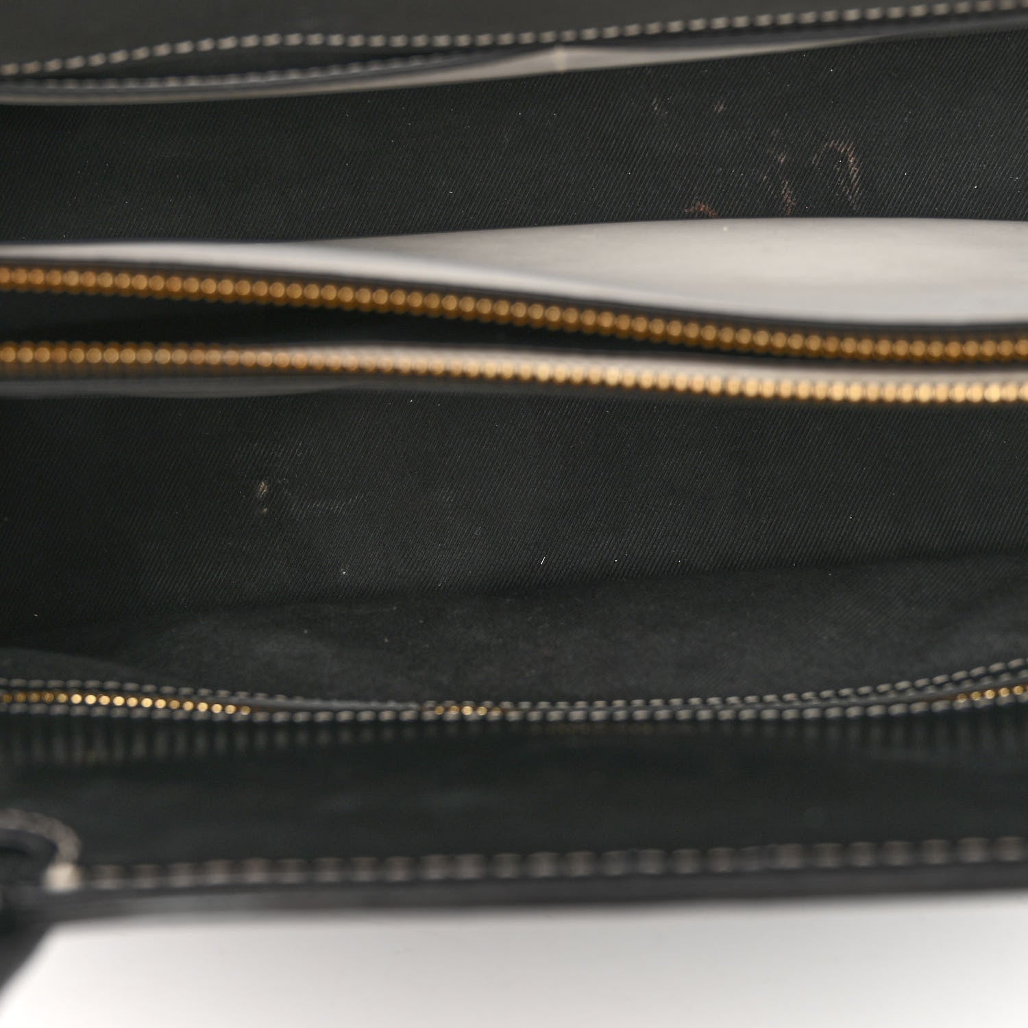 Burberry Calfskin Small Two Handle Title Bag Black 5 of 9