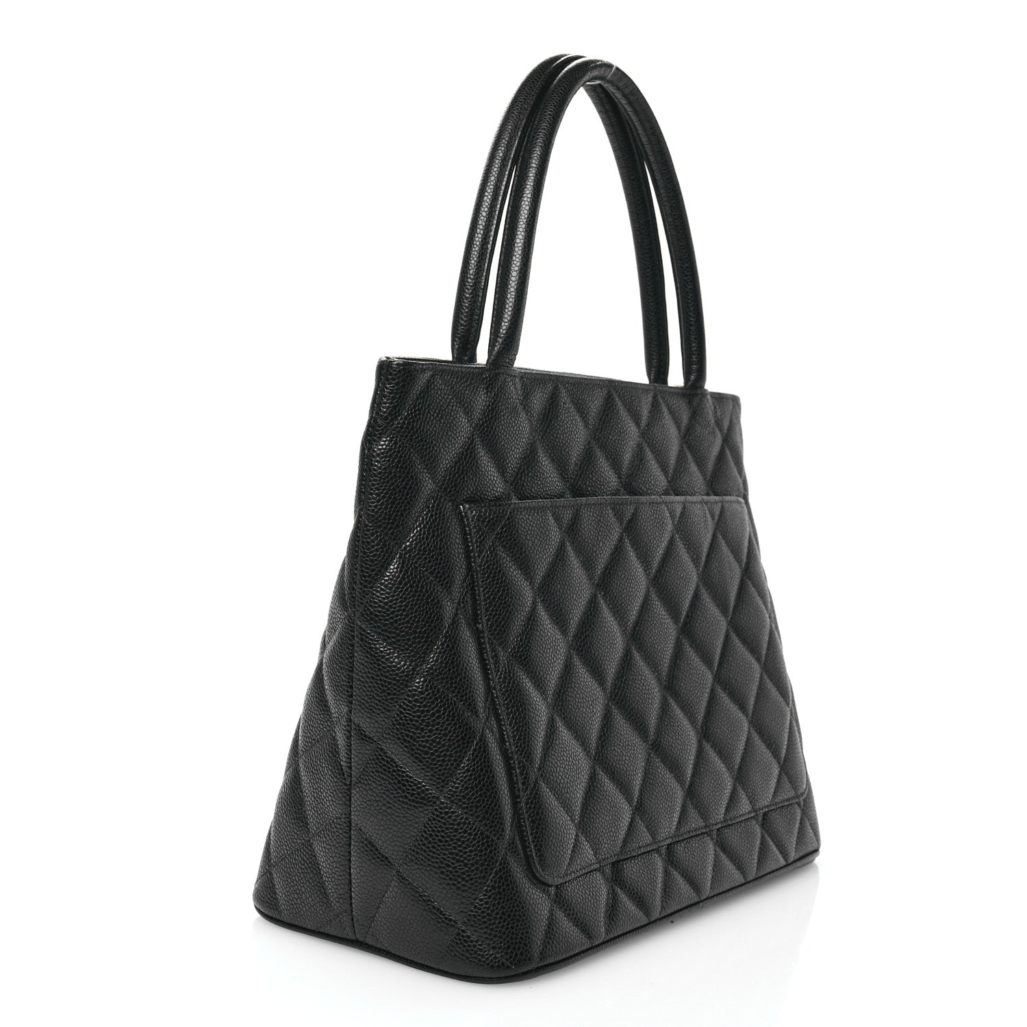 Chanel Caviar Quilted Medallion Tote Black 3 of 10