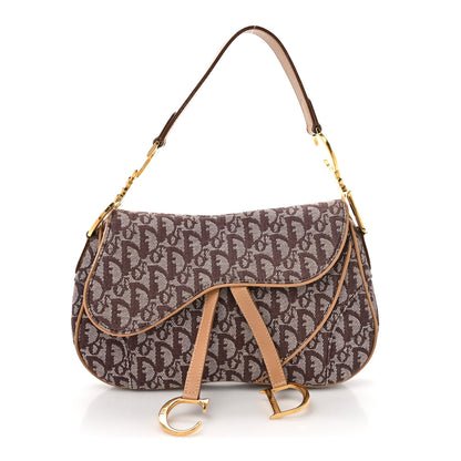 Christian Dior Monogram Double Saddle Bag Brown 1 of 17
