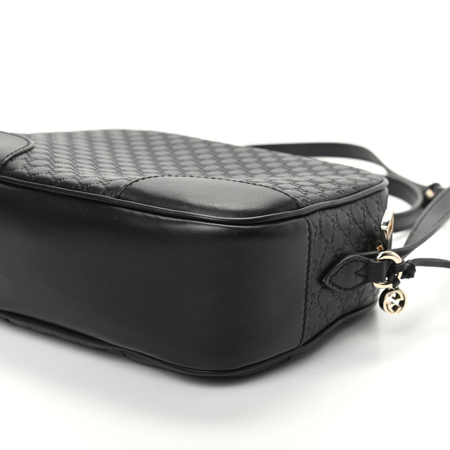 Gucci Microguccissima Mini Bree Messenger Bag Black 9 of 9