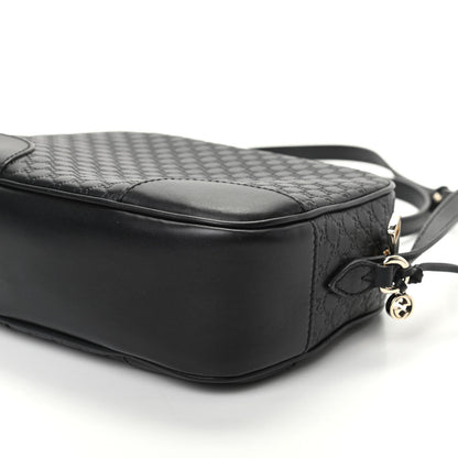 Gucci Microguccissima Mini Bree Messenger Bag Black 9 of 9
