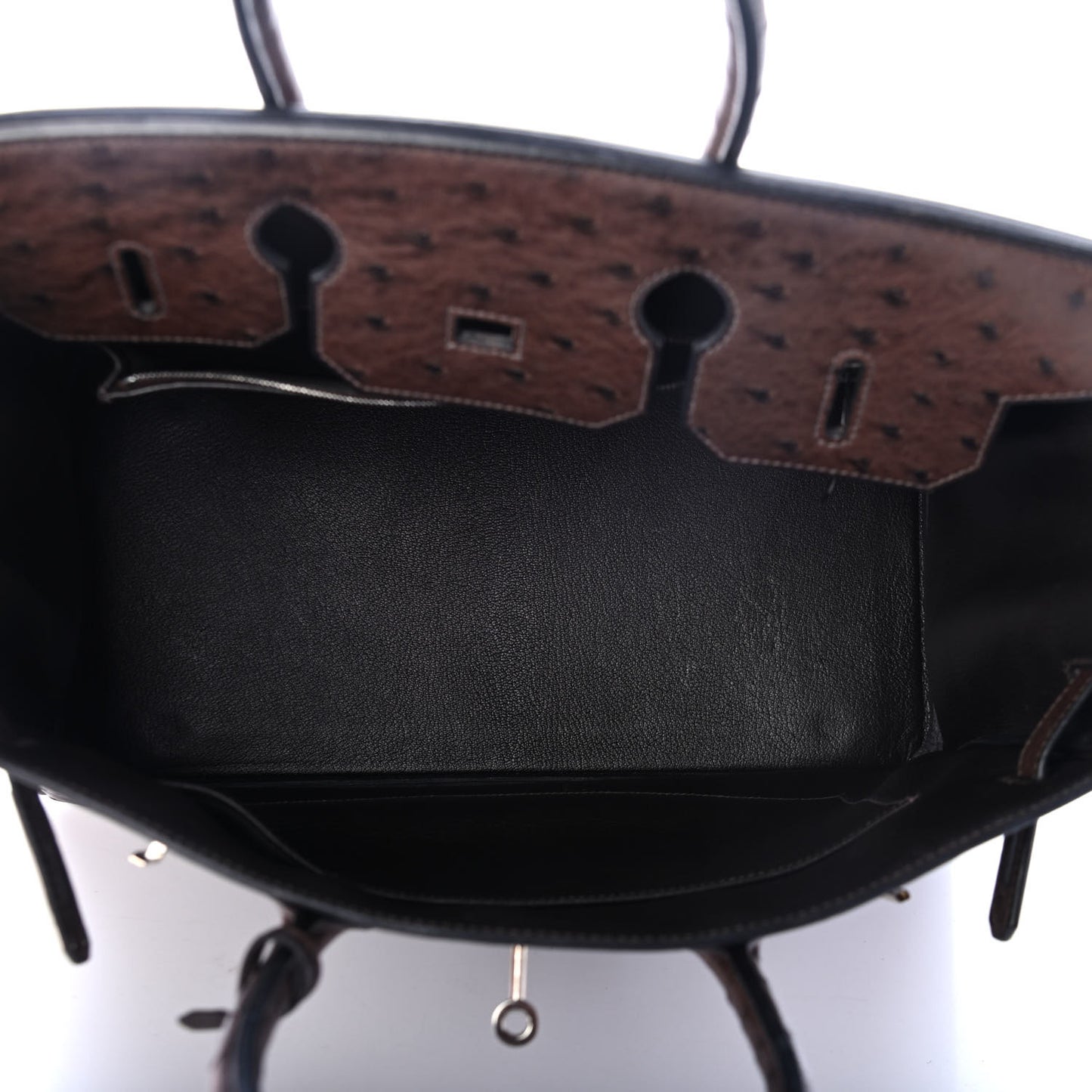 Ostrich Birkin 35 Chocolate