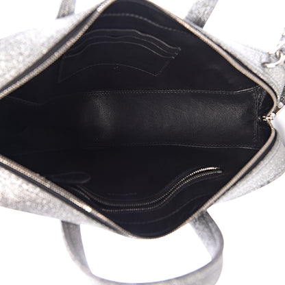 Balenciaga Glitter XS Triangle Duffle Argent Black 5 of 9
