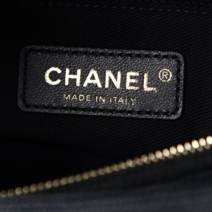 Chanel Caviar Lizard Embossed Quilted Small Coco Handle Flap Black 5 of 11