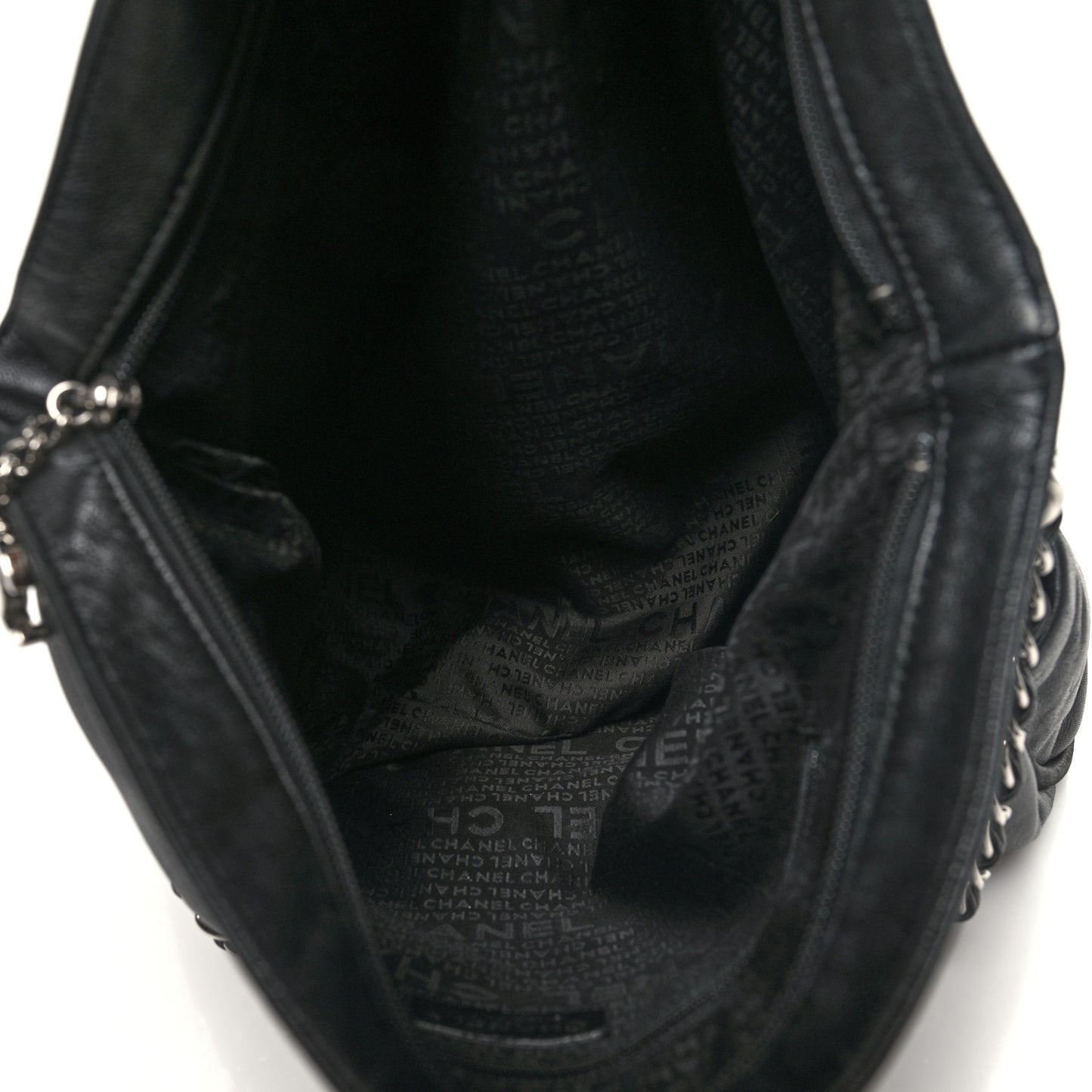 Lambskin Large Ultimate Soft Tote Black