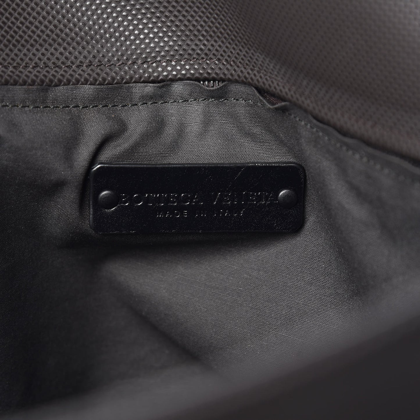 Rubberized Canvas Marcopolo Tote Ebano