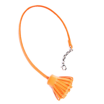 Hermes Lambskin Notebook Page Marker Carmencita GM Orange 1 of 3
