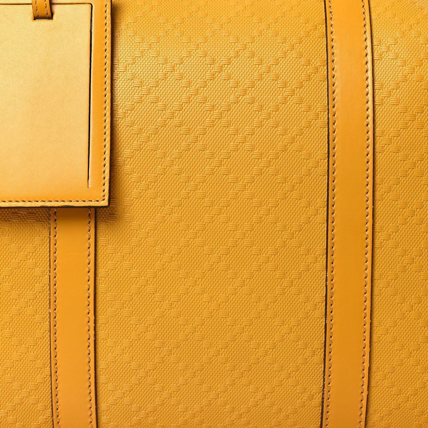 Gucci GG Diamante Large Carry On Duffle Yellow 8 of 15