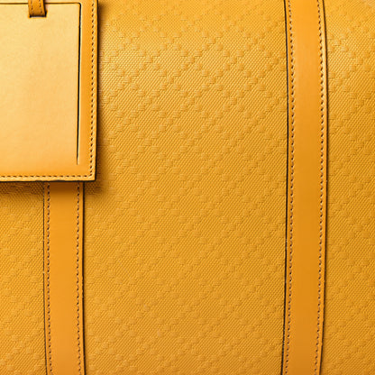 Gucci GG Diamante Large Carry On Duffle Yellow 8 of 15