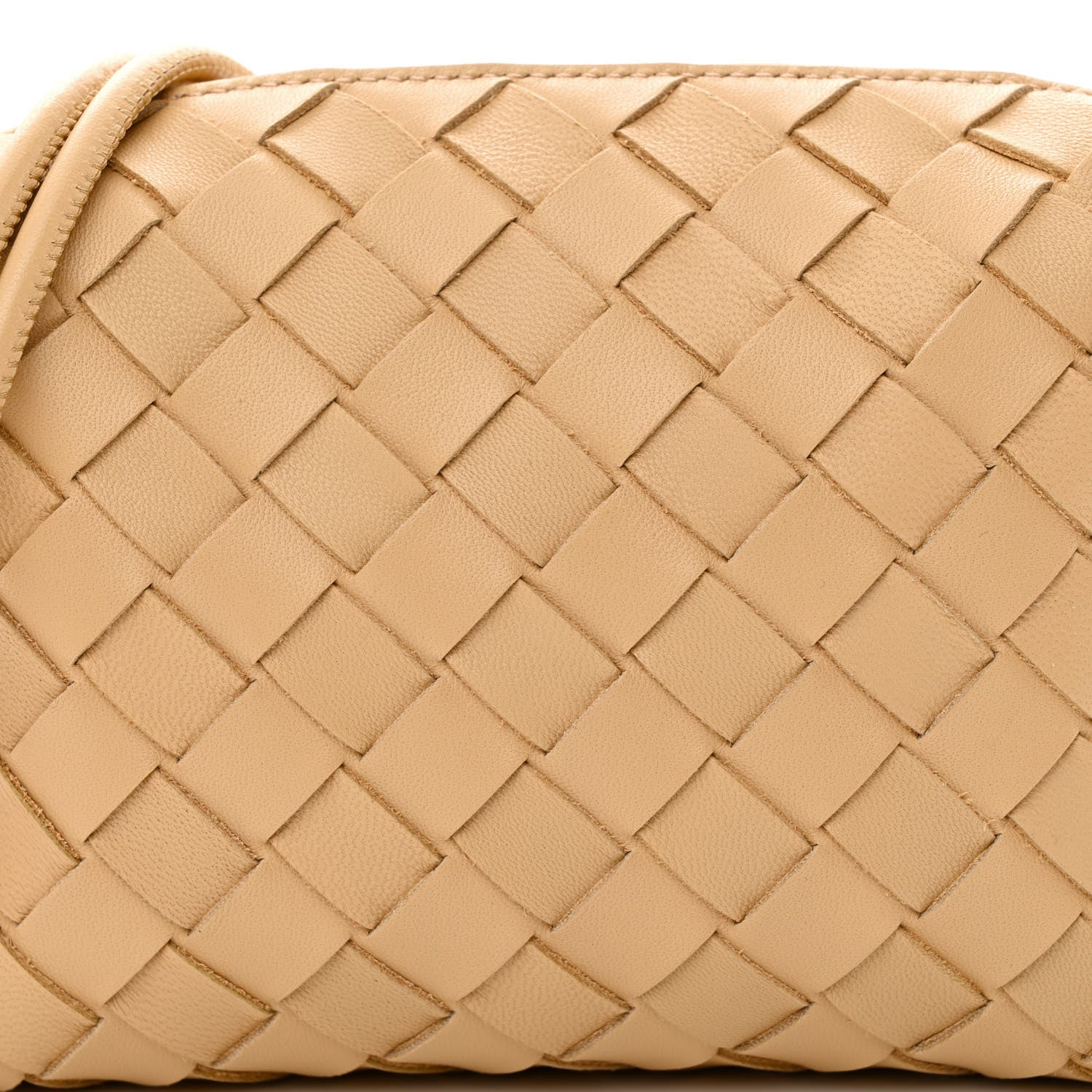 Bottega Veneta Nappa Intrecciato Mini Loop Camera Bag Almond 7 of 9