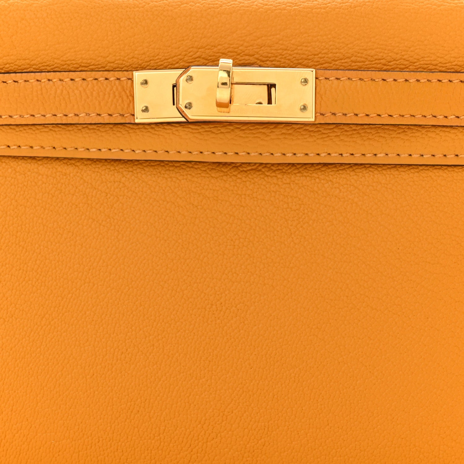 Hermes Chevre Mysore Mini Kelly Sellier 20 Jaune D'or 1805415