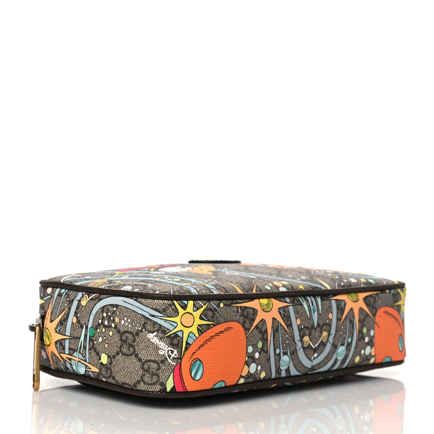 X DISNEY GG Supreme Monogram Donald Duck Small Interlocking G Belt Bag 80 32 Beige Multicolor New Acero