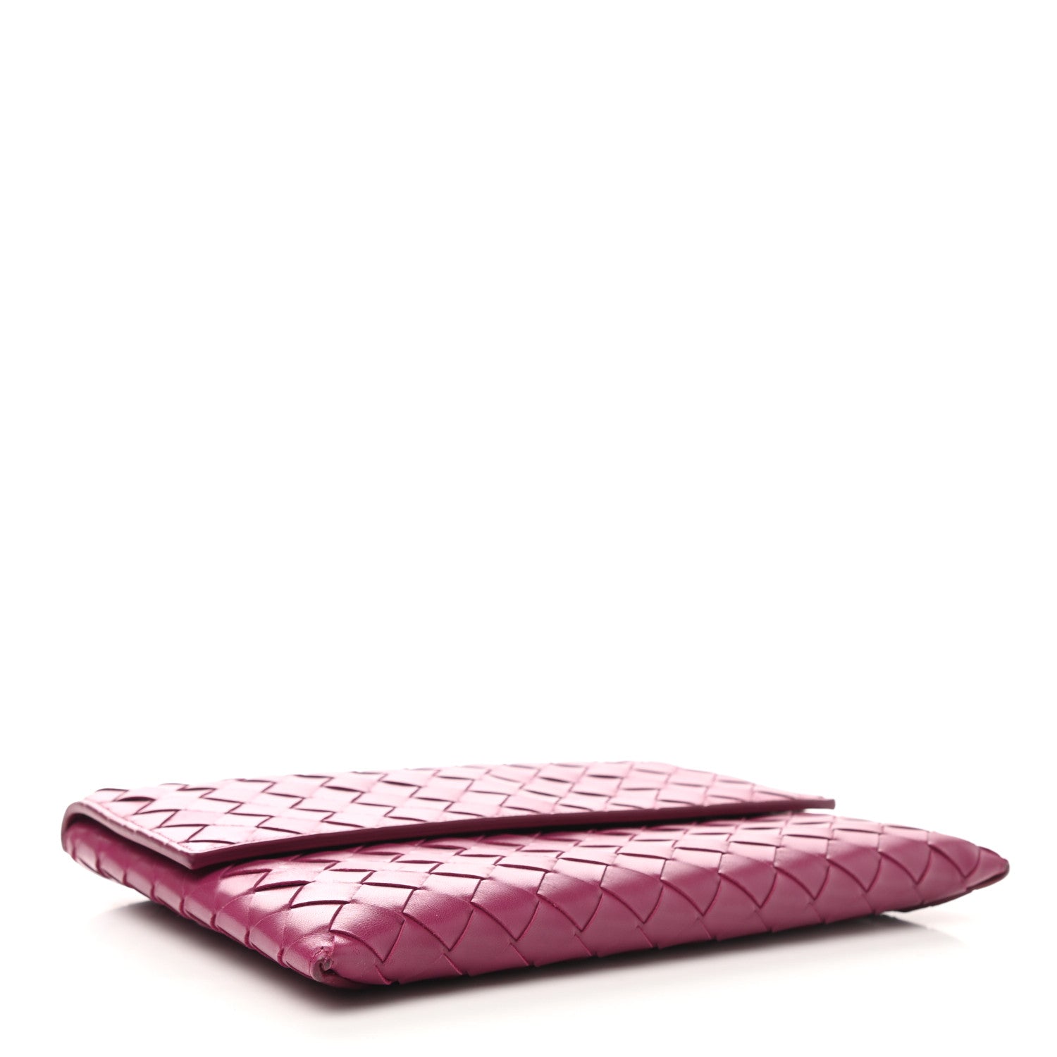 Bottega Veneta Nappa Intrecciato Flap Pouch Cinnabar 4 of 8