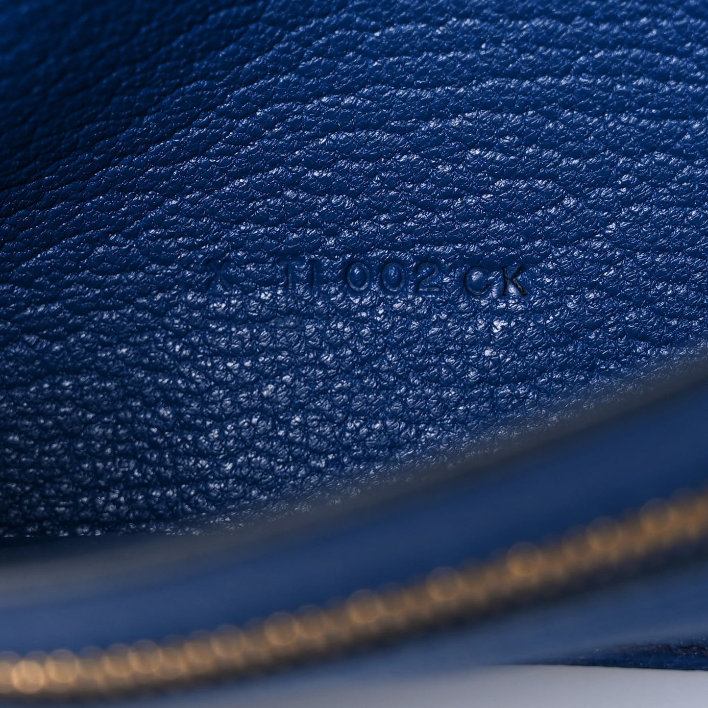 Chevre Mysore Bearn Gusset Wallet Bleu Saphir