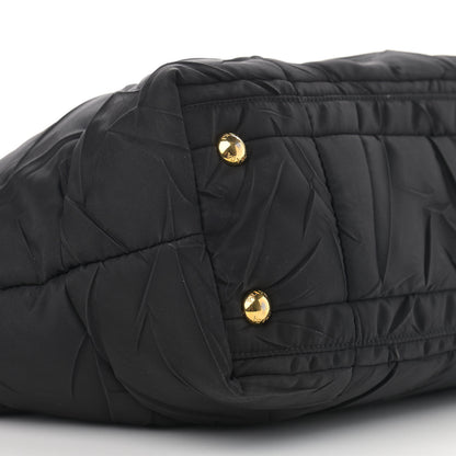 Prada Tessuto Nylon Quilted Tote Black 8 of 12