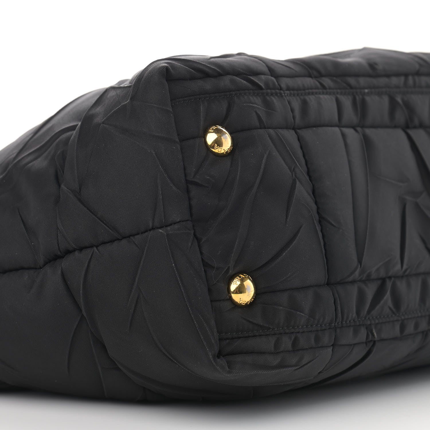 Prada Tessuto Nylon Quilted Tote Black 8 of 12