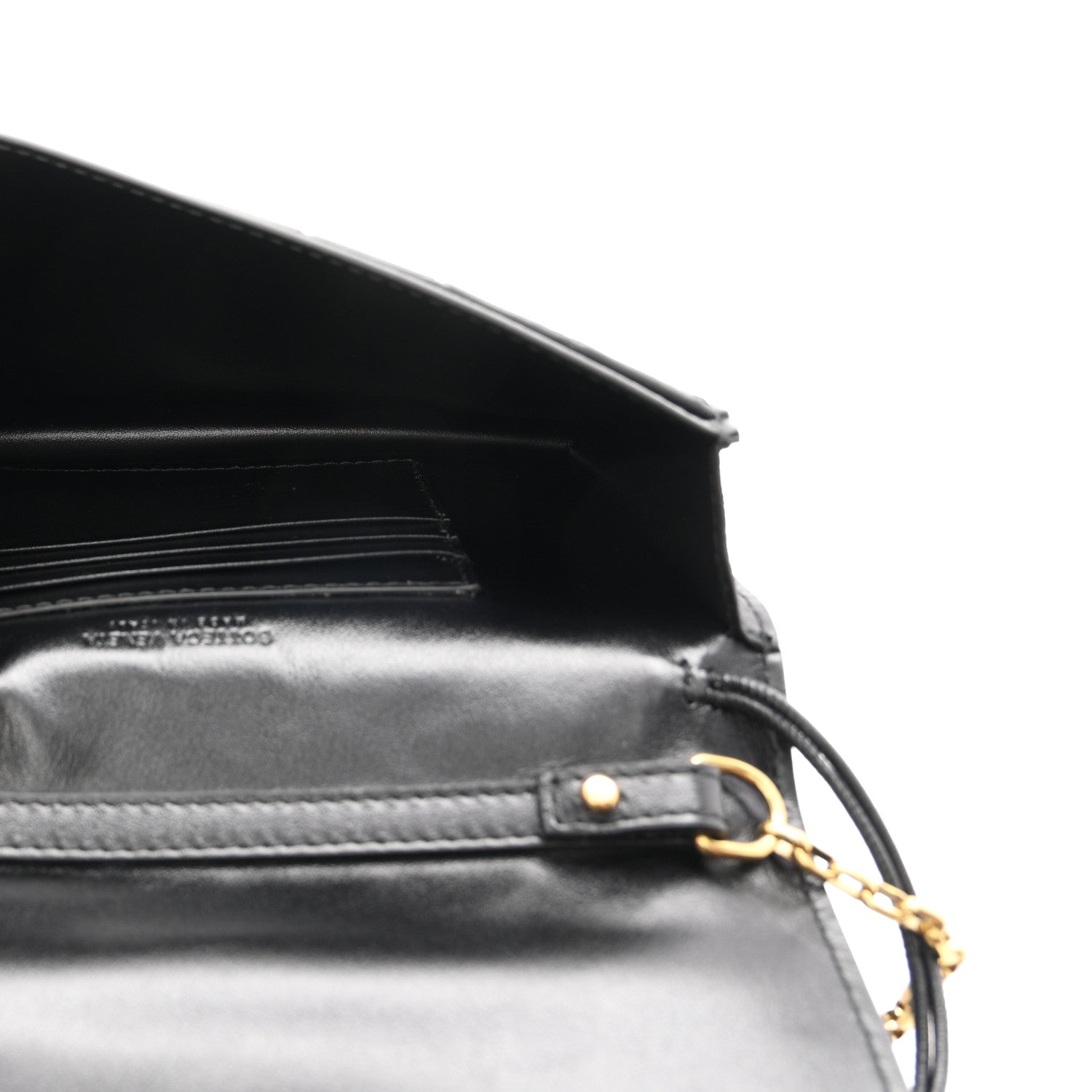 Bottega Veneta Nappa Intrecciato Andiamo Pouch On Chain Black Black 5 of 9