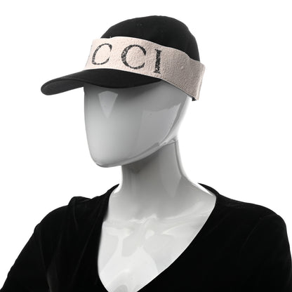 Gucci Gabardine Gucci Headband Baseball Hat M Black 2 of 9
