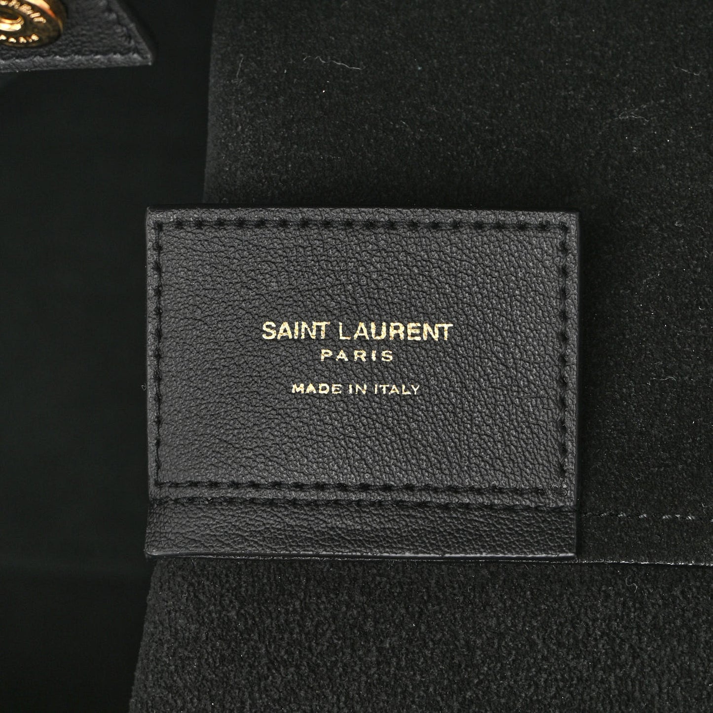Calfskin Large Shopping Tote Black