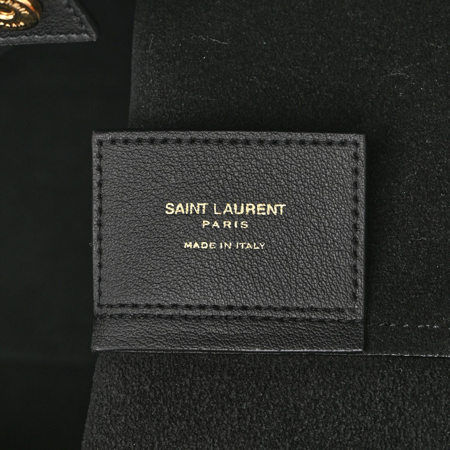 Saint Laurent Calfskin Large Shopping Tote Black 7 of 11