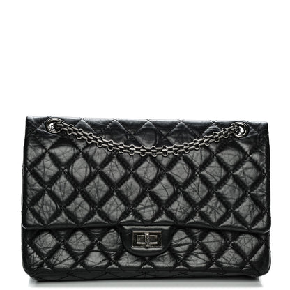 Chanel Aged Calfskin Quilted 2.55 Reissue 226 Flap Black 1 of 9