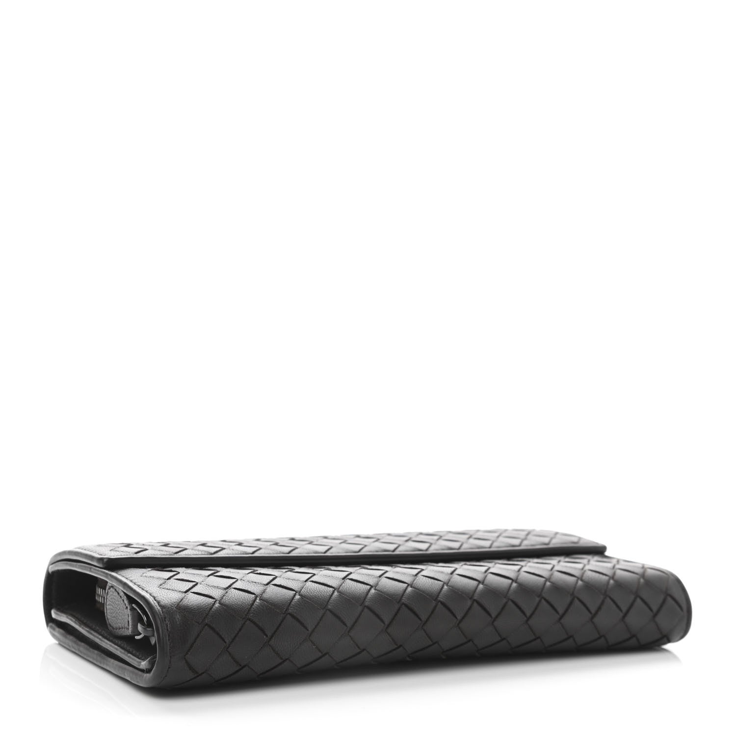 Bottega Veneta Nappa Intrecciato Continental Flap Wallet Ebano 4 of 9