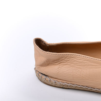 Chanel Lambskin CC Espadrilles 38 Beige Black 12 of 17