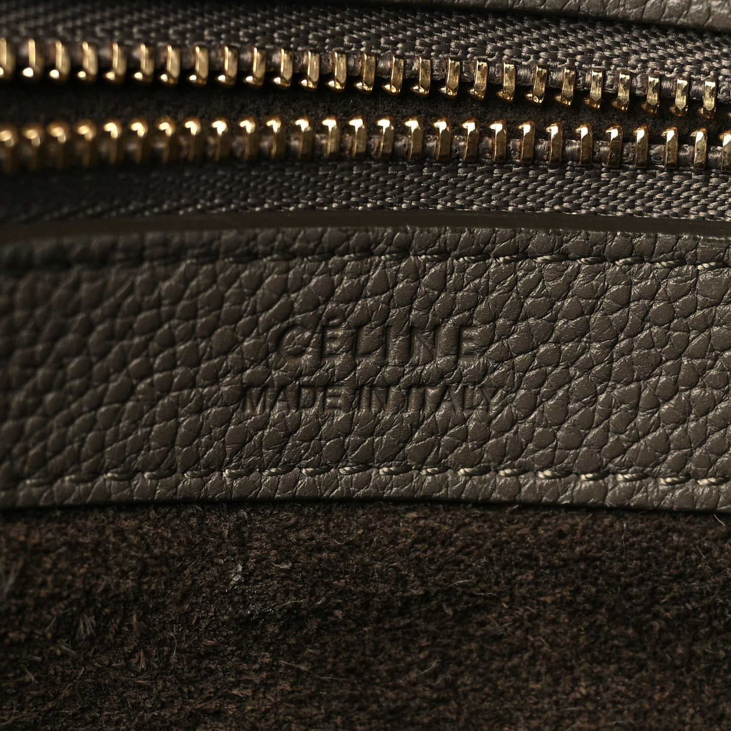 Soft Grained Calfskin Small Belt Cabas Phantom Taupe