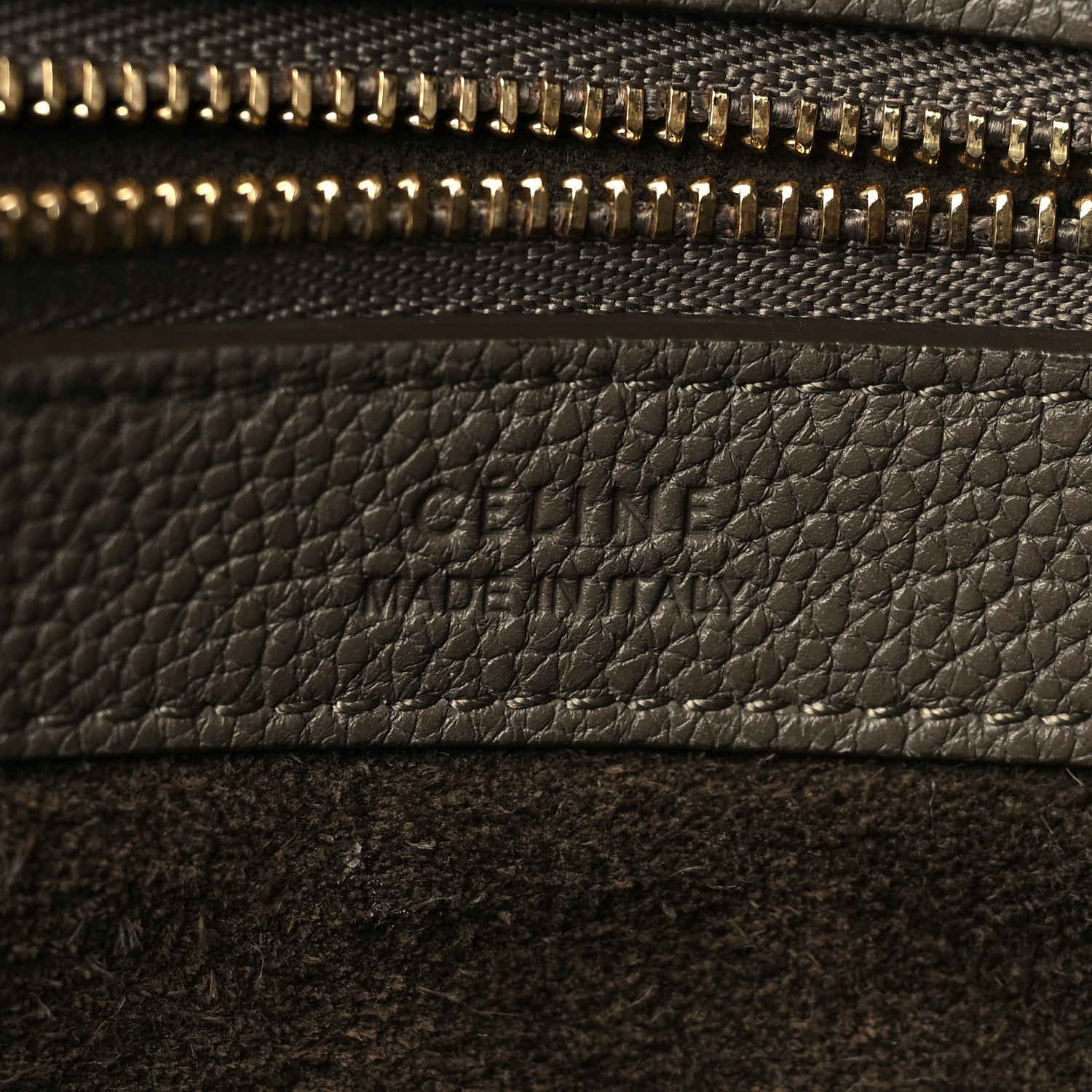 Celine Soft Grained Calfskin Small Belt Cabas Phantom Taupe 5 of 10