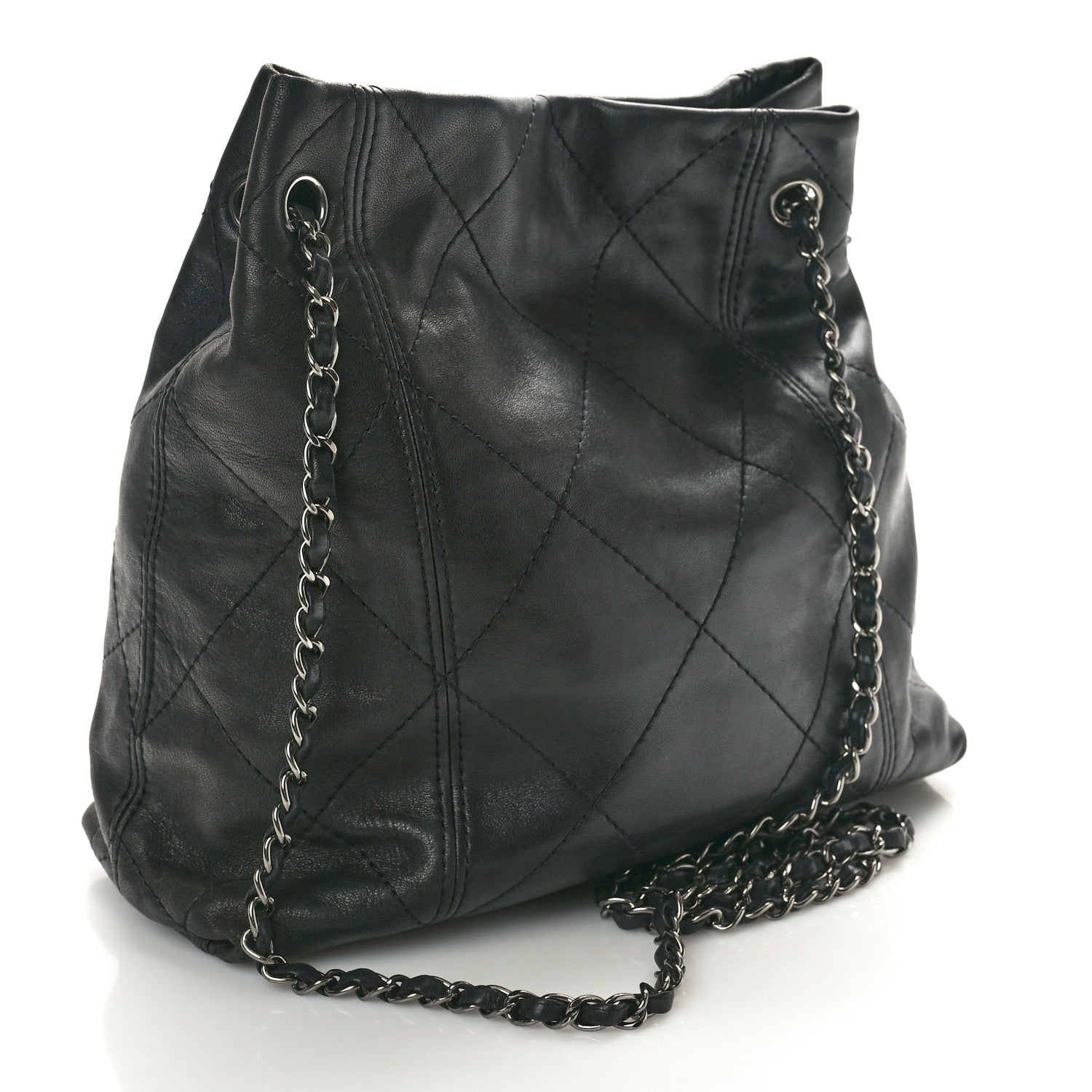 Chanel Lambskin Quilted Small Soft Touch Shoulder Bag Black 3 of 11