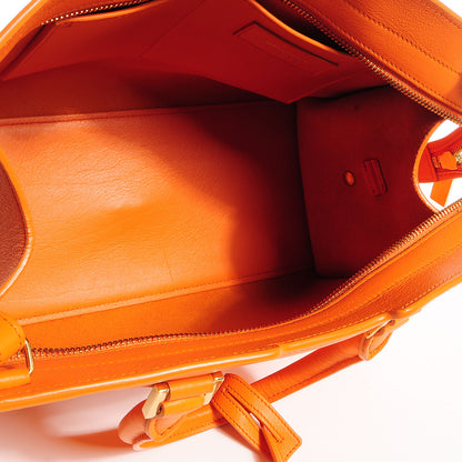 Saint Laurent Leather Small Classic Y Cabas Orange 6 of 9