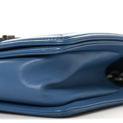Chanel Galuchat Stingray Small Boy Flap Blue 10 of 13