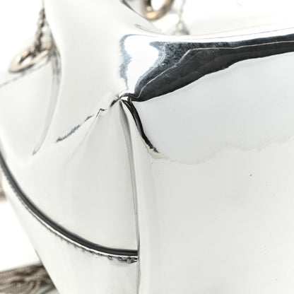 Jimmy Choo Metallic Patent Bon Bon Bag Silver 9 of 9