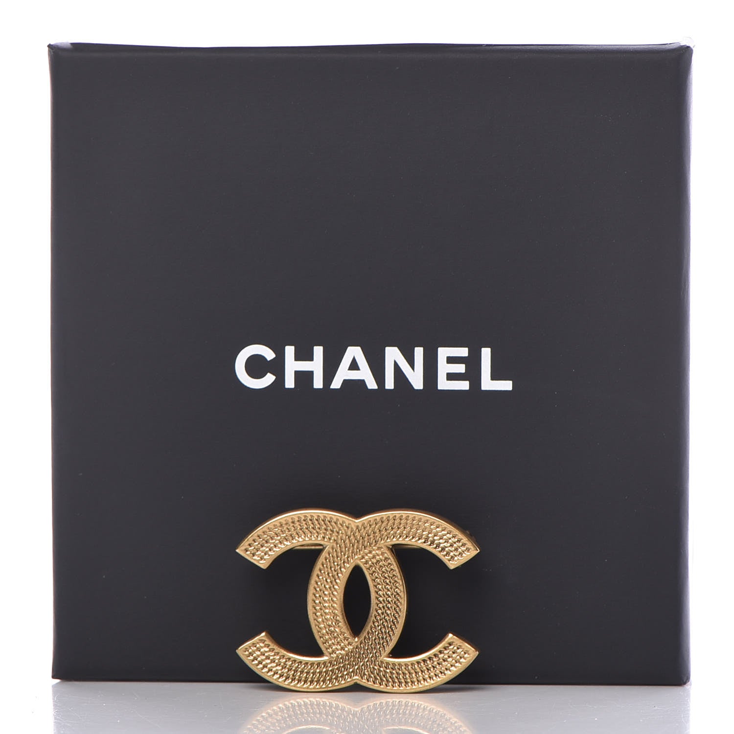 Chanel Metal CC Brooch Gold 5 of 5