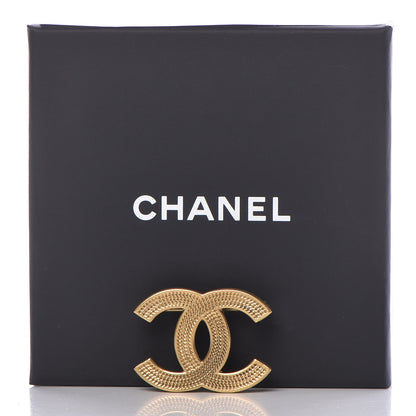 Chanel Metal CC Brooch Gold 5 of 5
