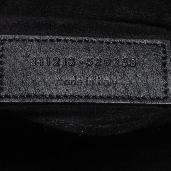 Leather ChYc Clutch Black