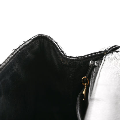 Chanel Caviar Quilted Jumbo Kelly Flap Black 11 of 17