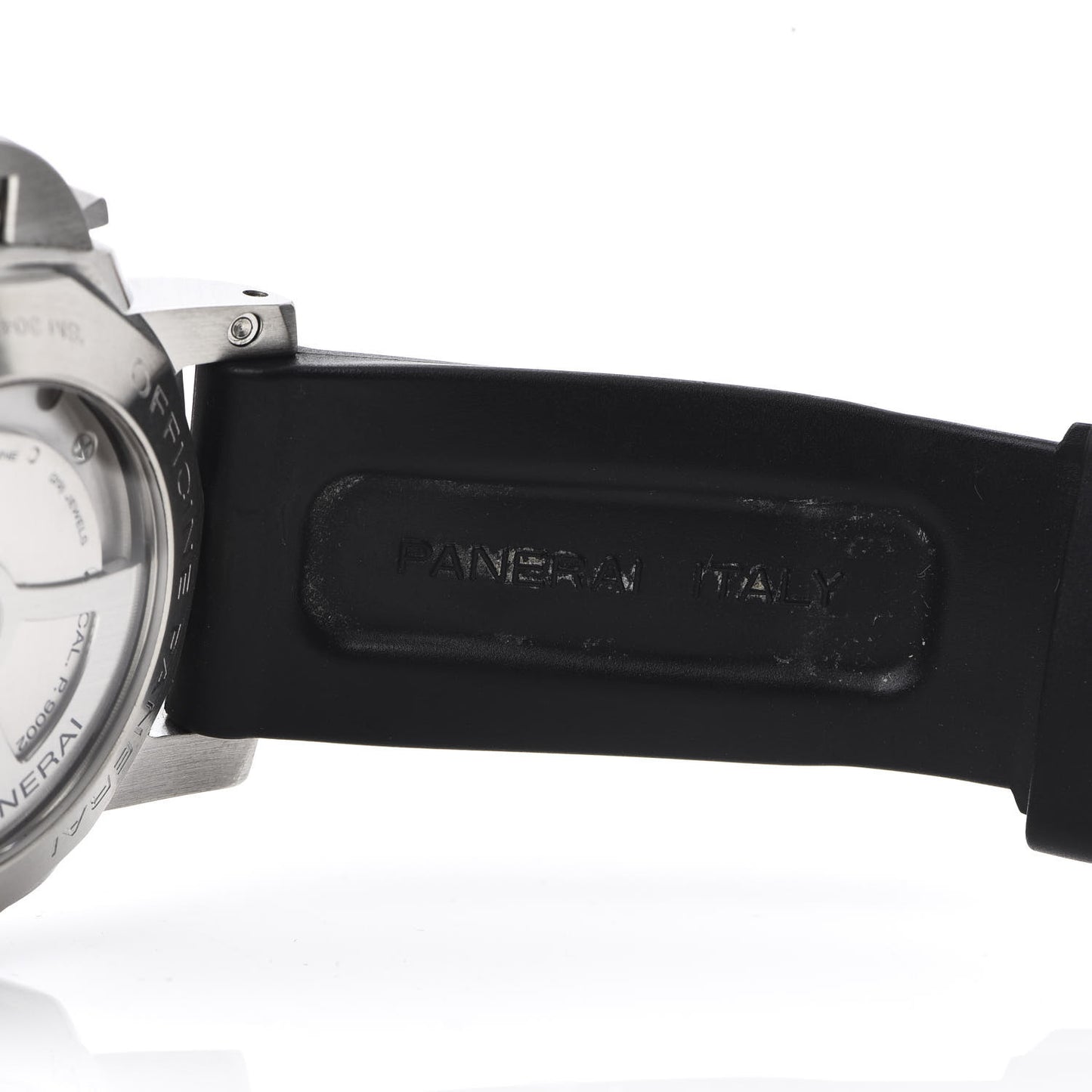 Stainless Steel Rubber 44mm Luminor 1950 3 Day Power Reserve GMT Automatic Watch Black PAM00321