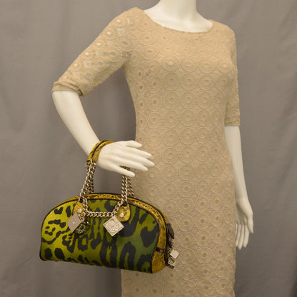 Christian Dior Python Gambler Dice Bowler Green 2 of 8