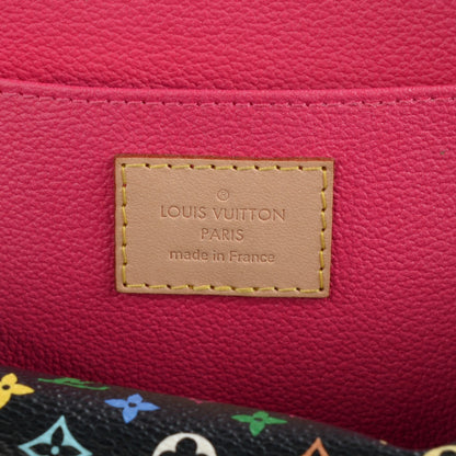 Louis Vuitton Monogram Multicolor Cosmetic Pouch Black Grenade 4 of 6
